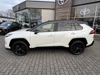 Toyota RAV4 2.5 HYBRID AWD BI-TONE PANO-DAK STOELVERW BLIND-SPOT 360° CAMERA PARK-SENSOREN APPLE/ANDROID EL-ACHTERKLEP / 2