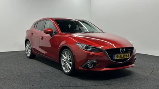 Mazda 3 2.0 GT-M LEER NAVI CARPLAY ECC CRUISE LM 102000KM STOELVERWARMING. / 4