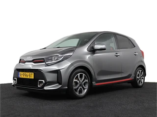 Kia Picanto 1.0 DPi GT-Line  - Fietsendragerhaak - Climate Control - Apple Carplay / Android Auto - Lederen bekleding - Fabrieksgarantie tot 07-2029 / 2