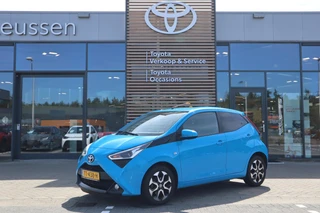 Toyota Aygo FIRST 5-DEURS LMV APPLE/ANDROID PRIVACY-GLASS LED AIRCO CAMERA BLUETOOTH DEALER-ONDERHOUDEN NL-AUTO