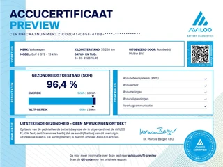 Volkswagen Golf 1.4 eHybrid GTE | SOH 96.4 % | Mist lampen | Camera | ACC | Dodehoek detectie | 245PK | / 2