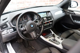 BMW X3 xDrive20i High Executive M Sport Pakket Automaat  / Navigatiesysteem Professional / Leder / Trekhaak / 18 Inch / Xenon / Stoelverwarming / Climate Control / Parkeersensoren voor+achter / Lichtpakket / Cruise Control / 14