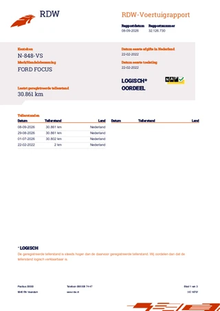 Ford Focus 1.0 EcoBoost Titanium X Business HB / NL auto / Eerste eigenaar / automaat / 46