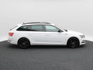Škoda Superb Combi 1.5 TSi ACT 150 Pk Automaat Sportline Business | Trekhaak | Stoelverwarming | Panorama dak | Camera | Canton Audio | Alcantara | CarPlay | 18 Inch / 7
