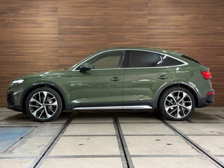 Audi Q5 Sportback 50 TFSI e S-line edition | Luchtvering | District Green | Ambient | Matrix-LED / OLED | Business-Pack | CarPlay / 43