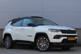 Jeep Compass 4xe 240 Plug-in Hybrid Electric Summit | Panoramadak | Leder | 360 | Stoelverwarming/ventilatie | BLIS