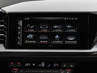 Audi Q4 e-tron 40 Launch edition S Competition 77 kWh | Trekhaak | HUD | Warmtepomp | ACC | Matrix LED | Leder | Keyless | Camera | Sonos audio | 20" | Dealeronderhouden / 27