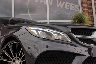 Mercedes E-klasse Coupé 200 Prestige Sport AMG pakket | Automaat | NL auto | 184 pk | 20 inch | Camera | Xenon | PDC | Sportstuur | Cruise-control | Climate-control | Leer / 45