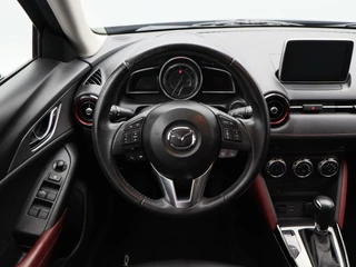 Mazda CX-3 2.0 SkyActiv-G 120 GT-M Automaat | Adaptive Cruise | Stoelverwarming | Head UP | Trekhaak | Camera | Bluetooth | 18 Inch | 91.327 Km !! / 34