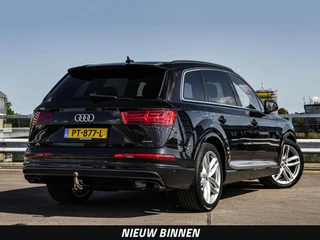 Audi Q7 3.0 TFSI quattro S-Line Panoramadak B&O Advanced Nachtzicht Luchtvering Leder ACC HUD Virtual Cockpit Soft-Close Achterasbesturing Trekhaak 21" / 4