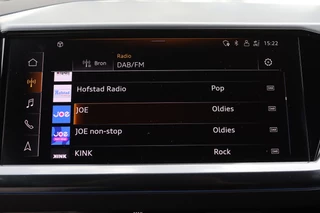 Audi Q4 e-tron 50 quattro S Edition 77 kWh Optiek Zwart S-Line/Pano/Leder/Matrix LED/Elek. stoelen+mem/Head-up/Camera/Keyless/20" / 20