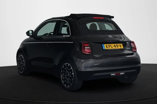 Fiat 500 C La Prima 42 kWh Cabrio Leder Stoelverwarming Achteruitrijcamera 17" / 5
