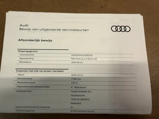 Audi A4 Avant 2.9 TFSI RS 4 quattro / Pano / Keramisch / ABT / Top View / Head-Up / Milltek / 67