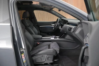 Audi Q8 e-tron 50 340pk quattro S Edition 95 kWh SOH 100% B&O HUD Keyless Stoelverwarming Camera Panoramadak Navigatie 2x S-Line / 15