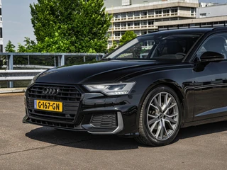 Audi A6 Avant 40 TDI Sport S-Line Black Optic | Trekhaak | LED | Memory | Apple CarPlay/Android Auto | Navigatie | 20" / 46