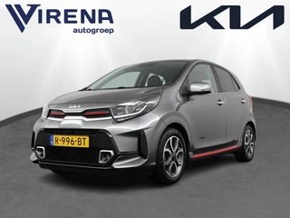 Kia Picanto 1.0 DPi GT-Line - Fietsendragerhaak - Climate Control - Apple Carplay / Android Auto - Lederen bekleding - Fabrieksgarantie tot 07-2029