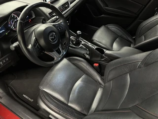 Mazda 3 2.0 GT-M LEER NAVI CARPLAY ECC CRUISE LM 102000KM STOELVERWARMING. / 19