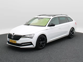 Škoda Superb Combi 1.5 TSi ACT 150 Pk Automaat Sportline Business | Trekhaak | Stoelverwarming | Panorama dak | Camera | Canton Audio | Alcantara | CarPlay | 18 Inch