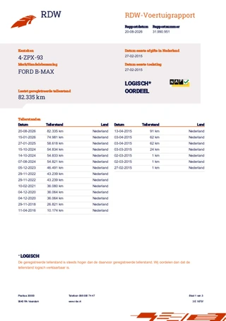 Ford B-MAX 1.0 EcoBoost Titanium Cruise Control | Stoelverwarming | Navigatie | Camera | Trekhaak | NAP / 36