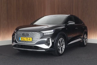 Audi Q4 Sportback e-tron 40 204pk S Edition 77 kWh SOH 91% Stoelverwarming Camera HUD Keyless ACC S-Line