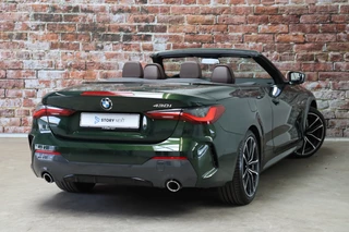 BMW 4 Serie Cabrio 430i High Executive M Sport Pakket Automaat  / Live Cockpit Professional / Harman Kardon / Air Collar / Leder / Head-Up Display / 19 Inch / M Sportremsysteem / Driving Assistant Professional / Safety Pakket / Laserlight / CoPilot Pack / Shadow Line / 6