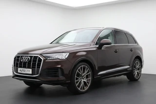 Audi Q7 55 TFSI e quattro S Line Velgen 381PK l Panoramadak l Leder l Memory | HUD