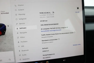 Tesla Model 3 Long Range Premium Highland AWD 78kWh SOH 92.5% l FSD4 (HW4) l AMD RYZEN l Warmtepomp / 16