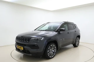 Jeep Compass 1.5T e-Hybrid S | Automaat | Rondomzicht Camera | Lederen bekleding | Stoel & Stuurverwarming | Lichtmetalen velgen | Keyless | Climate control