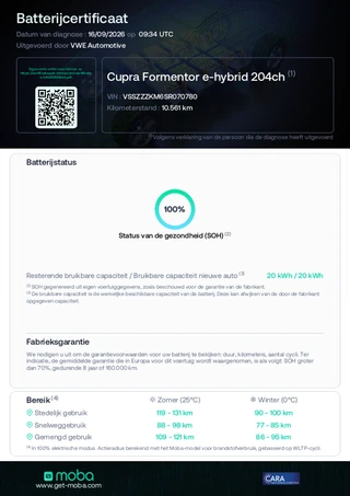 Cupra Formentor 1.5 TSI e-Hybrid SOH-100% 360-camera sportstoelen stoel/stuurverwarming / 12