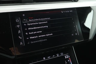 Audi e-tron Sportback 55 408pk quattro S edition 95 kWh SOH 91% Luchtvering 360Camera Nachtzicht Keyless Adaptive cruise / 36