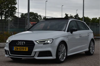 Audi A3 Sportback 1.5 TFSI CoD Sport S Line Edition 150 pk | NL-Auto | Open dak | Carplay | Adapt.Cruise Control | Navi | Full LED | Onderh.historie