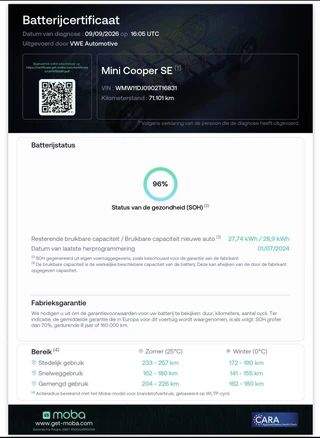 Mini Electric L33 kWh Premium | 96% SOH | CarPlay | Stoelverwarming / 25