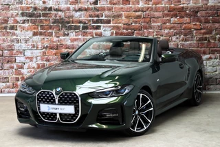BMW 4 Serie Cabrio 430i High Executive M Sport Pakket Automaat  / Live Cockpit Professional / Harman Kardon / Air Collar / Leder / Head-Up Display / 19 Inch / M Sportremsysteem / Driving Assistant Professional / Safety Pakket / Laserlight / CoPilot Pack / Shadow Line